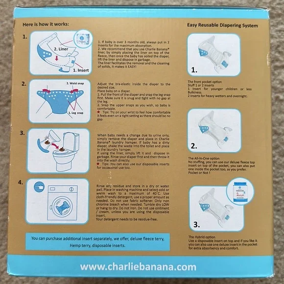 ❌SOLD❌ Cloth Diaper Bundle + Inserts - Picture 5 of 5